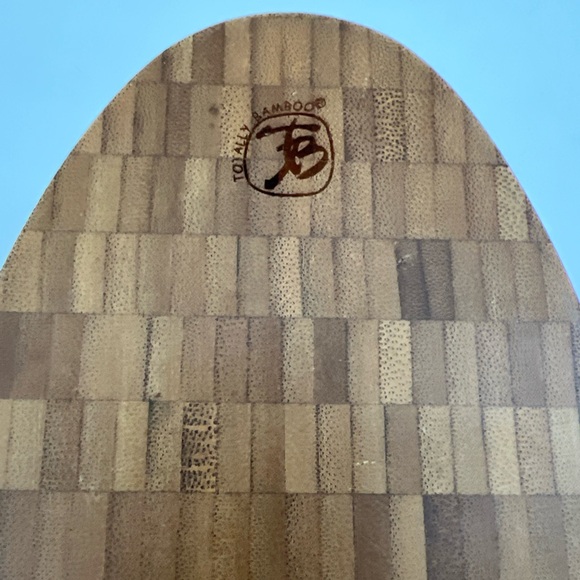 Totally Bamboo Salt Cellar Storage Trinket Box with Swivel Lid Tear Drop Shape - Picture 7 of 16